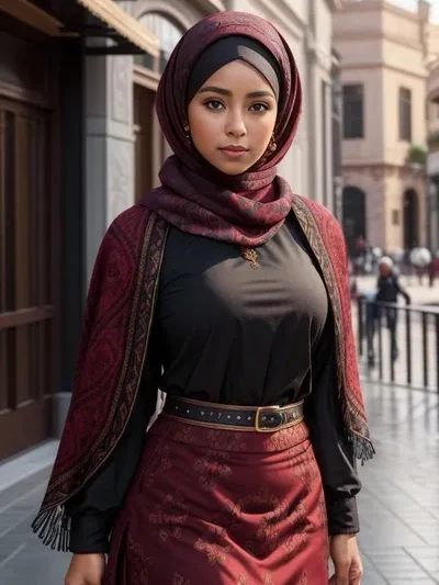 Fatima, a clearly adult Flipped Chat character